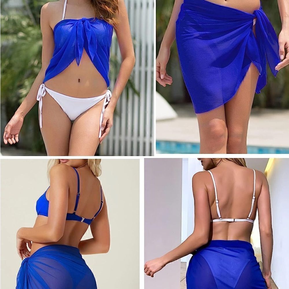 Set of 2 Beach Sarong Wraps - Picture 4 of 5